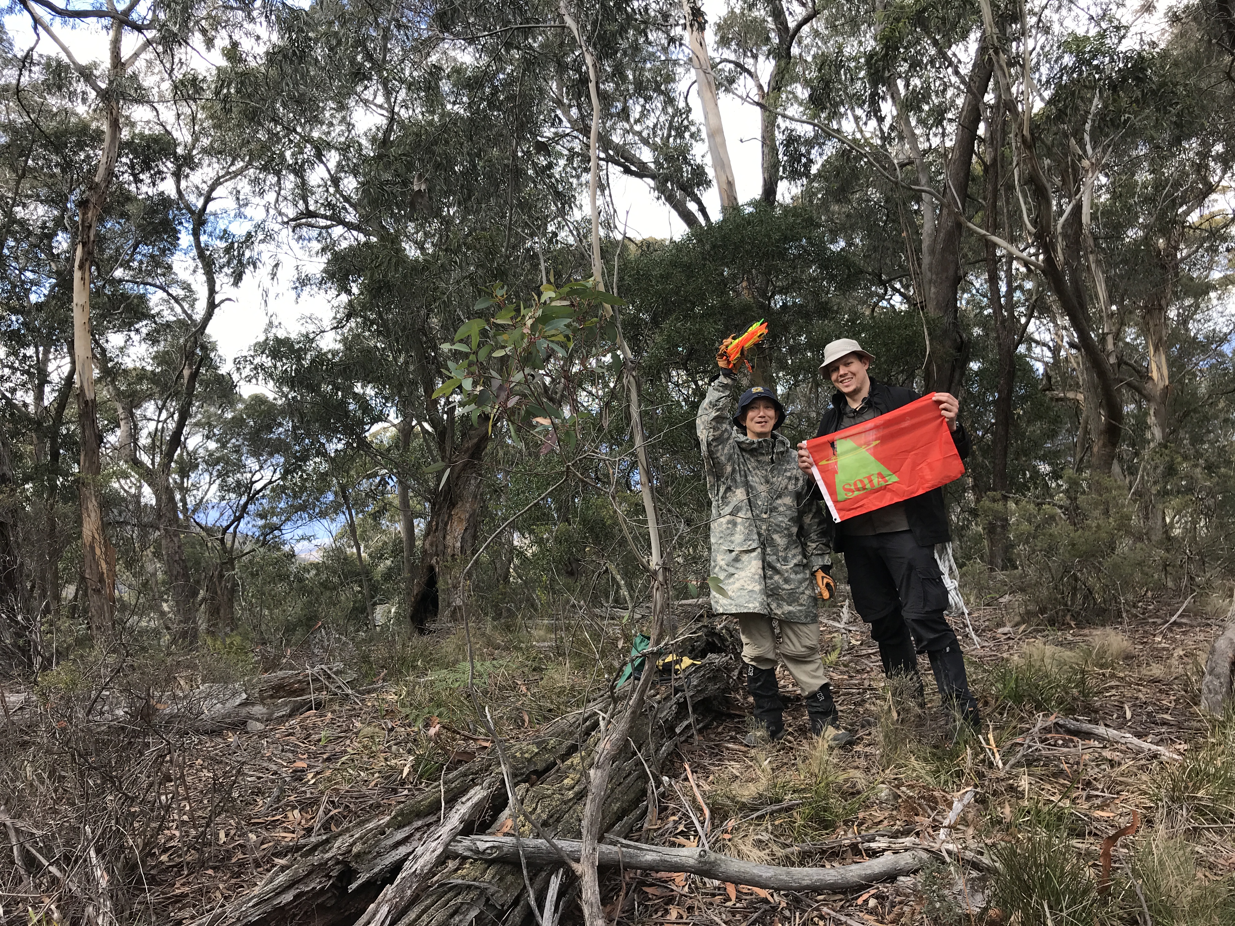 SOTA flag flown on Mount Warrigal for the first time